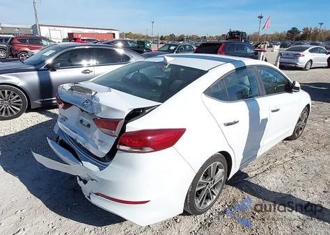 2017 Hyundai Elantra Limited from USA, damaged, VIN 5NPD84LF8HH052508